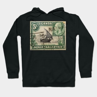 Uganda, Kenyan, and Tanganyika Stamp Hoodie